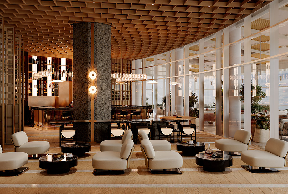 Calista Luxury Resort Black Bar