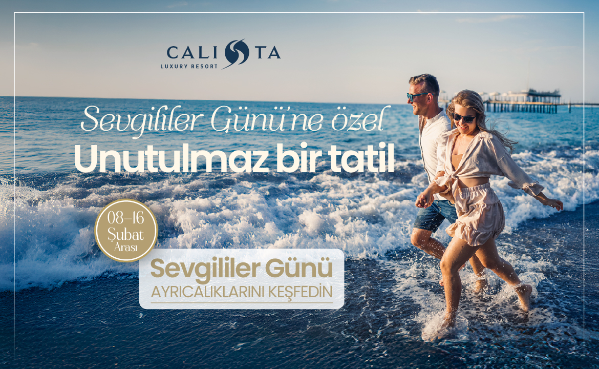 Calista Resort Hotel Sevgililer Gunu Banner2