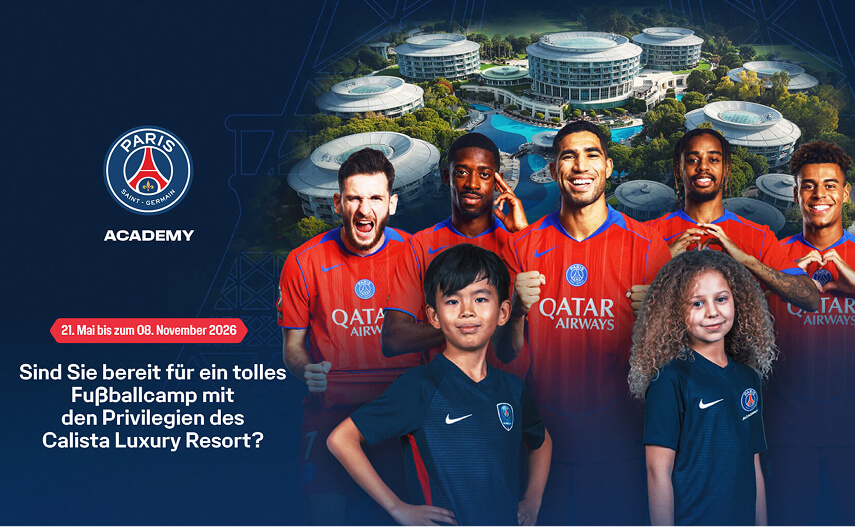 Calista Hotels Ozel Teklifler Futbol Kampı Banner De 1