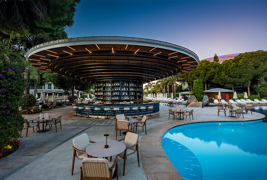 Calista Resort Hotel Yeni Tesisler Blue Bar Card