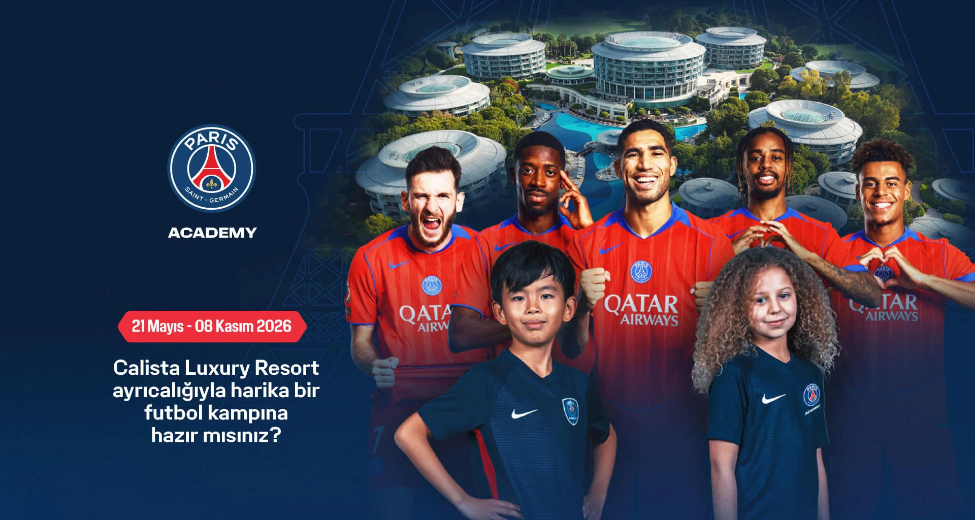 Calista Hotels Ozel Teklifler Futbol Kampı Banner (1)