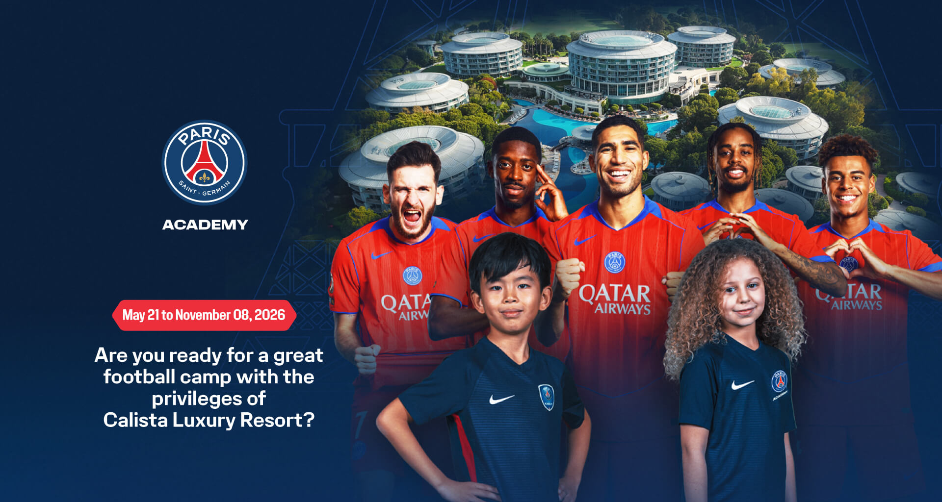 Calista Hotels Ozel Teklifler Futbol Kampı Banner En