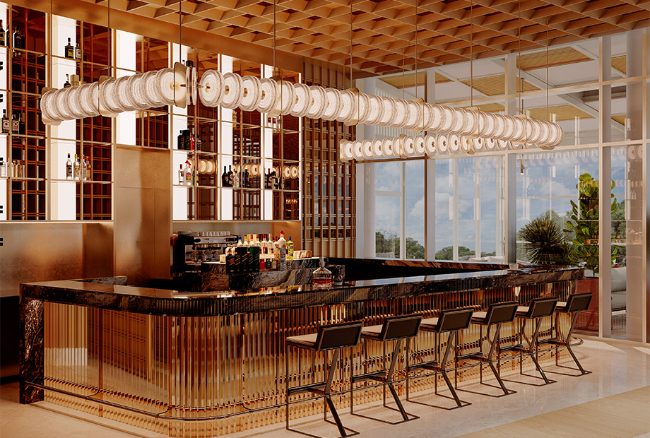 Calista Luxury Resort Black Bar3