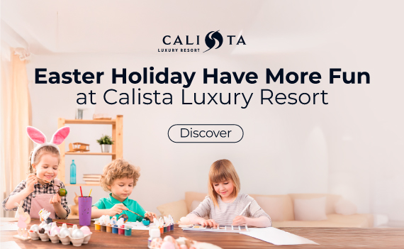 Calista Hotel Easter Holiday Card