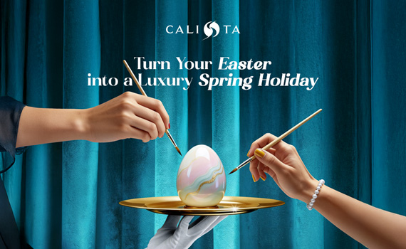 Calista Luxury Resort Easter Fun Card